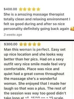 (225)459-9751 is ethnicity_otherandoffers nuru massages, asian massage, bodyrubs in Atlanta and available for service_location_bothon rubrankings Hi Gentlemen’s! My services are great and reliable. I am easy-going and friendly, Sexy, sweet by nature with fine figure and strong arms.
You can expect a treatment that involves: 
♡ Massage that is designed to smooth and relax you with relaxing music
♡ Sensual touch , MT , B2B, FS, Nuru, naturist or romantic. 
FBSM Sessions:
✨ Photos are 100% real and recent
✨ Office/Spa like setting 
✨ Deep tissue/sensual touch
✨ Mutual touch/Bodyslide
✨ Discreet & Safe location 
✨ Outcall available upon location 

Massage
$200 for 1hour
$300 for 90mins
$400 for 2hours

*Massage Plus (more mutual & intimate - FS)
$300 for 1hour
$400 for 90mins
$500 for 2hours