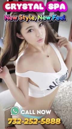 (732)252-5888 is ethnicity_asianandoffers nuru massages, asian massage, bodyrubs in Newark and available for service_location_incallon rubrankings Experience the Ultimate Crystal Spa:    Authentic Asian therapies for a rejuvenating experience.    Skilled therapists trained in ancient healing arts.    Release muscle tension with our signature deep tissue massages.    Restore balance and harmony with Shiatsu and Thai massages.    Luxurious hot stone therapy for deep relaxation.    Additional treatments like body scrubs, facials, and aromatherapy.    Privacy and discretion guaranteed.    Attentive staff catering to your every need.    Unleash your senses and embrace pure serenity.Indulge in the ultimate Crystal spa experience. Book your escape today!