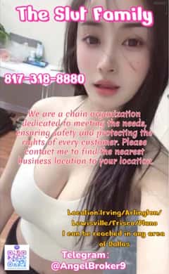 (817)318-8880 is ethnicity_asianandoffers nuru massages, asian massage, bodyrubs in Dallas and available for service_location_incallon rubrankings Grand opening
Best Girl Spa Massage Welcome to my service
We attach great importance to customer experience, understand their needs, strictly require girls to receive training, and can provide
Offer special promotions.
New girls arrives 100% BBFS BBBJ Meet quality relaxation More choices!
No additional charges!
Unique massage techniques bring you the most comfortable stress relief and physical disease treatment
Vip b2b nuru 69 gfe fs b*j b*fs Massage
Open：9am-12am
City ：Dallas
Address：Lewisville Highland Village Irving Arlington Frisco Plano Garland
Text me：817-318-8880
 Telegram：AngelBroker9