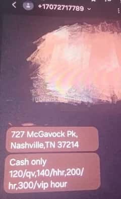 (000)000-0000 is ethnicity_asianandoffers nuru massages, asian massage, bodyrubs in Nashville and available for service_location_incallon rubrankings Warning Address : 727 McGavock PkNashville, TN 372142350 Elm Hill Pike, Nashville, TN 37214I just saw someone post the very bad experience he had with this fake Asian incall scamming agency. Unfortunately, mine was even worse. The girl met me at an airport hotel(727 McGavock Pike, Nashville, TN), it was a very fat Asian woman in her 50s, I tried to politely say this is not what I was paying for, and told her I'm not interested, but suddenly two Asian guys rushed into the door , and constrained me with handcuffs, and forced me to hand over all my cash, and also my watch!!, When I refused to comply, they threatened to post my face online, because they were recording with cameras, so I had no other alternative, but to comply with their demands. Later on that evening, when I arrived back home. I googled their number, and I saw their shockingly bad reviews. So, guys you have been warned. Please stay away from all Asian incall from this scamming agency in Nashville!!!!626-385-2923657-357-4424213-659-1814412-213-4364 929-671-8831707-271-7789 585-516-6843 607-298-5727