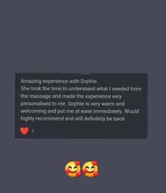 (712)796-8108 is ethnicity_Caucasianandoffers nuru massages, asian massage, bodyrubs in Springfield and available for service_location_bothon rubrankings Hey, I’m Sophie by name, A licensed and certified massage therapist offering men//couples a professional yet deeply relaxing experience in a safe, private, and comfortable studio.
✨ Massage & Beyond ✨
I provide a unique alternative to Asian spas, body rubs, or crowded chains. With me, you’ll receive:
	•	Professional massage therapy
	•	Soothing body rubs
	•	Full-body tantric massage
       •     Cuddle & Spooning Sessions ✨ (for clients seeking extra relaxation and comfort)

Your session will never be rushed. I welcome you warmly, and together we’ll create a space where you can truly unwind, let go of stress, and leave feeling refreshed.
Massage Options:
	•	30 Min – $150
	•	60 Min – $250
	•	90 Min – $300
	•	120 Min – $400

 Tantric Massage (60 min) – Combines 30 minutes of traditional bodywork with 30 minutes of tantric techniques for the ultimate blend of relaxation and energy release.
Massage Styles Available:
	•	Deep Tissue
	•	Swedish
        •       NURU massage 
	•	Sports Massage
	•	Hot Stone Therapy
	•	Full Body Tantric & more..
Benefits You’ll Enjoy:
✔️ Reduced stress, pain & muscle tension
✔️ Improved circulation & flexibility
✔️ Increased energy & alertness
✔️ A calmer mind, body, and spirit
📍 Private & Relaxing Studio
🚘 Free Parking | Clean & Welcoming Space
📱 Text to Book: +1 (712) 796-8108
💬 WhatsApp: +1 (712) 796-8108 
💫Step away from stress. Step into relaxation. Let me take care of you. 😊 