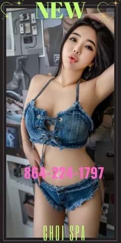 (864)224-1797 is ethnicity_asianandoffers nuru massages, asian massage, bodyrubs in Greenville and available for service_location_incallon rubrankings ⬛❤️  CHOI SPA ❤️⬛

❤️⬛▬CALL: 864-224-1797 ▬⬛❤️

 #1 Relaxation in Town

Beautiful Asian Girls everyday !!

Deep Tissue / Oil Massage

New Feeling,New Girls

We know what you're looking for and we are here to give it to you.

You won't be disappointed when you see us.

You'll be even happier with the wonderful service we offer.

⬛❤️ open 9:00 am ~ 10:00 pm ❤️⬛

⬛ ❤️ 95 Welpine Rd, Pendleton, SC 29670 ❤️⬛

The best spa with sincere sweet Asian Staff

