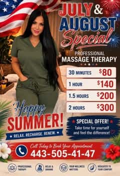 (443)505-4147 is ethnicity_Mixedandoffers nuru massages, asian massage, bodyrubs in Baltimore and available for service_location_incallon rubrankings ✨ Relax • Restore • Rebalance ✨

Feeling stressed, tense, or sore? Treat yourself to a professional, wellness-focused massage designed to help your body and mind fully reset.

Each session is customized to your needs in a calm, clean, and peaceful environment, perfect for deep relaxation and recovery.

💆‍♂️💆‍♀️ Services Include:
🌀 Stress relief & deep relaxation
🦴 Muscle tension & stiffness support
🌱 Wellness & recovery sessions
☁️ Quiet, comfortable, and professional setting

🕊️ Ideal for busy professionals, athletes, or anyone who values quality self-care and 
📞 Contact: 443 505 4147 🌿🌿
ONLY CALL FOR FASTER RESPONSE !

🌟 Your wellness is the priority. Book your session today.

CALL US NOW 

SPORT MASSAGE 
DEEP TISSUE 
RELAXING MASSAGES 
HOT STONES THERAPY AND MORE 
SPECIALS JULY AND AUGUST 🇺🇸❤️🇺🇸❤️🇺🇸
no hidden surprises 💸😘🙏🏼

