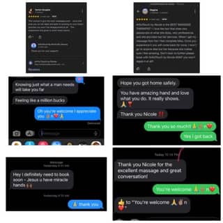 (404)838-6411 is ethnicity_Mixedandoffers nuru massages, asian massage, bodyrubs in Birmingham and available for service_location_incallon rubrankings Hello I’m Nicole 100% Real & Natural
I’m Jamacian and Honduran and a divine feminine goddess…

✨Welcome to a taste of Atlanta’s 1st Original✨ 
                ✨Best Kept Secret Spa✨

You’ll receive the best Luxury Sensual Massage session on earth. I’ve created a unique “sleep” therapy session…that’s not only sensual but therapeutic. 

I will Rub every inch of your body with my Gifted hands... 
you will feel an out-of-body experience…leaving you feeling relaxed, refreshed & rejuvenated! I’m located in a private, safe, quiet, discreet environment. 

“It’s Not Just a Massage,

It’s A Luxury…Massage Experience”

JOIN ME AS I TRAVEL ON MY SILENT POP-UP SHOP LUXURY MASSAGE TOUR… VERY DISCREET.


COMING TO A CITY NEAR YOU

Birmingham , AL
JULY 20 - 23, 2026 please book your appointment ahead of time!

ONLY IN TOWN FOR A FEW DAYS ….. 

PLEASE READ ENTIRE AD BEFORE CONTACTING ME!!


Due to the high volume of bookings my time is valuable. 

I’ve provided 3 of my best VIP PACKAGES listed below. please select one from the following. 


✨ VIP MASSAGE EXPERIENCES✨


OPTION 1:

300 Erotic Bliss Lux Nuru 1 hr
(opt in prostate) 
Nuru massage, shower scrub, heated table and oils Meditation music and aromatherapy. 


OPTION 2:

400 VIP GFE LUX 1.5 hr

Includes: 15 min romantic shower, Nuru, cuddling, mutual touch, heated table and oils, hot stones, candles aromatherapy and relaxing music.


HOW TO BOOK WITH ME:

1.Text VIPBHAM 404-838-6411


www.artfultouchbynicole.com
(Website is for therapeutic services only)
