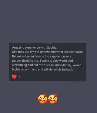 (712)796-8108 is ethnicity_Caucasianandoffers nuru massages, asian massage, bodyrubs in Springfield and available for service_location_bothon rubrankings Hey, I’m Sophie by name, A licensed and certified massage therapist offering men//couples a professional yet deeply relaxing experience in a safe, private, and comfortable studio.
✨ Massage & Beyond ✨
I provide a unique alternative to Asian spas, body rubs, or crowded chains. With me, you’ll receive:
	•	Professional massage therapy
	•	Soothing body rubs
	•	Full-body tantric massage
       •     Cuddle & Spooning Sessions ✨ (for clients seeking extra relaxation and comfort)

Your session will never be rushed. I welcome you warmly, and together we’ll create a space where you can truly unwind, let go of stress, and leave feeling refreshed.
Massage Options:
	•	30 Min – $150
	•	60 Min – $250
	•	90 Min – $300
	•	120 Min – $400

 Tantric Massage (60 min) – Combines 30 minutes of traditional bodywork with 30 minutes of tantric techniques for the ultimate blend of relaxation and energy release.
Massage Styles Available:
	•	Deep Tissue
	•	Swedish
        •       NURU massage 
	•	Sports Massage
	•	Hot Stone Therapy
	•	Full Body Tantric & more..
Benefits You’ll Enjoy:
✔️ Reduced stress, pain & muscle tension
✔️ Improved circulation & flexibility
✔️ Increased energy & alertness
✔️ A calmer mind, body, and spirit
📍 Private & Relaxing Studio
🚘 Free Parking | Clean & Welcoming Space
📱 Text to Book: +1 (712) 796-8108
💬 WhatsApp: +1 (712) 796-8108 
💫Step away from stress. Step into relaxation. Let me take care of you. 😊 