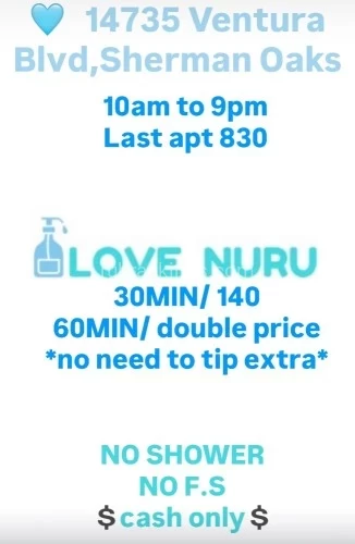 (747)327-6954 is Latinoand offers nuru massages, asian massage, bodyrubs in Los angeles and available for incall on rubrankings DELICIOUS & delightful, we aim to please & assure your satisfaction is always guaranteed!INCALLNO OUTCALLSAME DAY APPTS ONLY2 girl Avail Upon Request !!Relaxing B2B full body mutual touch140/HH280/HR~ MSOG included-Nuro included2 girl Avail Upon Request !!
