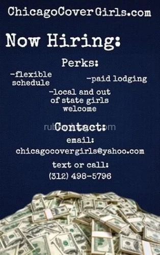 (312)498-5796 is otherand offers nuru massages, asian massage, bodyrubs in Las vegas and available for both on rubrankings Come work in Chicago with us!!-travel cost contributions -safety screening and advertising provided -daily compensation -reliable clientele -referral bonuses 