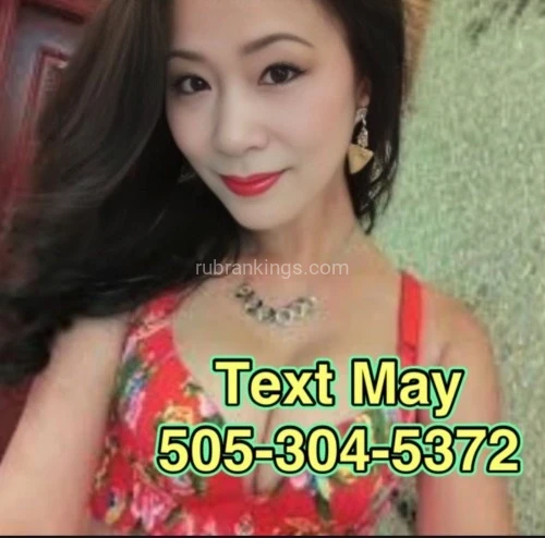 (505)304-5372 is asianand offers nuru massages, asian massage, bodyrubs in Albuquerque and available for incall on rubrankings 🔷🔷May massage 🛑🛑🔷 🛑🛑🔷🔷May massage 🛑🛑🔷  New Asian Massage
〓〓Come Enjoy with Great Massage〓〓
 〓〓Our massage can relax your body〓〓
 〓〓There's the best massage here〓〓 
〓〓Your stress will go away.〓〓 
〓〓Deep Tissue/ Swedish/ Acupressure/ Full body Massage〓〓
💜💜💜Clean and beautiful environment 💜💜💜
💜💜Best service, professional massage technician💜💜
💙💚💛💜Soft sweet smooth skin💚💛💜💗
💙💚💛💜100% fun and open minded💚💛💜💗
💙💚💛💜Excellent service with mutual touching💚💛💜💗
Our Rate: 💛💜30 min $40.00 
💛💜60 min $60.00 
💛💜20mins scrub and wash $30.00 
💛💜location: Alameda & Coors, Albuquerque NM 
💛💜Call me or Text me for appointment: 5053045372
💛💜massage by May . appointment Only. thanks and see you soon