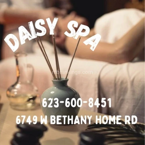 (623)600-8451 is 0and offers nuru massages, asian massage, bodyrubs in Phoenix and available for both on rubrankings Title
☀️Daisy spa☀️67 Bethany ☀️Karen,KATA,Nahomi☀️
Body Type
Petite
Ethnicity
Latino
Service Locations
Incall
Description
Title
??Daisy spa new staff?latinas?67 and bethany
Body Type
Athletic
Ethnicity
Latino
Service Locations
Both
Description
Title
???daisy spa?latinas?new staff ?67 and Bethany ?
Body Type
Curvy
Ethnicity
Latino
Service Locations
Both
Description
????daisy spa??New manager and new personnel ?come and relax with reasonable prices special every day we respect minute by minute of your time our staff is very professional with great talent in their hands come and check it out Ready to give you ߦ˰ߦ The best session of his life ߦ˰ߦ We, our clients, and treat them to the best of our standards

?????????????????????????

We offer table showers

Aromatherapy

Clean bedding

Organic and fragrance-free oils / lotions

Relaxing environment



Reflexology rates

30 minutes $ 40.00

45 minutes $ 60.00

1 hour $ 80

????Tips are appreciated ???



We accept walk-ins and appointments☺

Open from Monday to Sunday

(From 9 a.m. to 10 p.m.)





• Phone : 6236008451



• Location : 6749 w Bethany home rd #103 glendale az zip85303
CONTACT DETAILS
Phone number
(623) 600-8451
Country
United States
State/Region/Province
Arizona
City
Phoenix
Location
6749 w Bethany home rd#103 Glendale az 85303
CONTACT DETAILS
Phone number
(623) 600-8451
Country
United States
State/Region/Province
Arizona
City
Phoenix
Location
6749 w bethany home rd #103 Glendale az 85303
CONTACT
