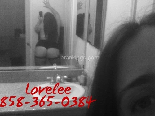 (858)365-0384 is otherand offers nuru massages, asian massage, bodyrubs in San diego and available for incall on rubrankings *Perfect Balance of Sensual &   
  Therapeutic Massage 
*Benefit from True Connection
*Experience Prolonged Pleasure
*Improve Overall Vibrancy and Wellness 
*High safety & hygiene standards. Please come to your session clean and free of cologne
*ONE HOUR NOTICE PREFERRED...Best Guarantee for desired appointment time
*Discreet/Private Office Suite
*Independent
*Mature
*Verified Provider P411 ID:P283533
*Plenty of Parking

180/hhr
240/hr
320/90 mins

Lovelee
Sensuality Extraordinaire 
858-365-0384

*REFERENCES REQUIRED IF I’VE NOT SEEN YOU BEFORE*

❤️Visit my website❤️: http://www.Loveleeittspa.wixsite.com/lustfulllovelee

✅Check out my reviews✅:
https://privatedelights.ch/myprofile

https://www.theeroticreview.com/reviews/show.asp?id