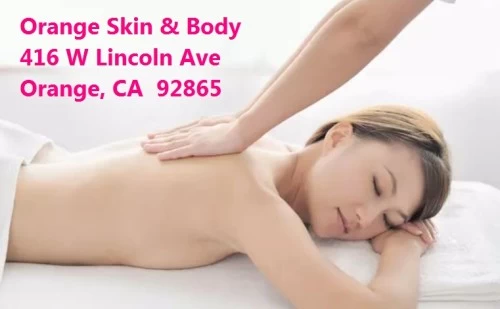 (657)224-7009 is asianand offers nuru massages, asian massage, bodyrubs in Orange and available for incall on rubrankings Orange Skin & Body416 W Lincoln AveOrange, CA 92865657-224-7009   Traditional Thai Massage is a total body experience using compression, acupressure and passive stretching to relax muscles, ease tension and boost energy.Our Body Scrub treatment exfoliates dead skin cells using a combination of sea salt, essential oils and water to leave behind glowing, more youthful, hydrated skin.Table shower room is ideal for rinsing off oil & apricot scrub leaving your totally refreshed.  Facials are essential to retain good skin for a radiant look.  Men also need facials to prevent wrinkles and stay young looking.  Avoid that "tired look" with a refreshing facial today!  Call for appointment. Orange Skin & Body416 W Lincoln AveOrange, CA 92865657-224-7009   Traditional Thai Massage is a total body experience using compression, acupressure and passive stretching to relax muscles, ease tension and boost energy.Our Body Scrub treatment exfoliates dead skin cells using a combination of sea salt, essential oils and water to leave behind glowing, more youthful, hydrated skin.Table shower room is ideal for rinsing off oil & apricot scrub leaving your totally refreshed.  Facials are essential to retain good skin for a radiant look.  Men also need facials to prevent wrinkles and stay young looking.  Avoid that "tired look" with a refreshing facial today!  Call for appointment. 