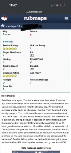 (707)980-0356 is Mixedand offers nuru massages, asian massage, bodyrubs in San francisco and available for both on rubrankings Do you feel exhausted from the demands of your family and work?Let me help you unwind after a tough day. I’m Kara, your favorite asian provider. You may know me as Kara3656 on RMaps. I’m highly reviewed by my customers, so rest assured I’m the real deal. If you’re new, you won’t be disappointed. Come by and get to know me. I can provide additional special services to my regular customers  ?? ?Come to my spa and spend time with me, I know exactly what you need. I DON'T RUSH and give you every minute you deserve. ⭐ BODYWORK / CHAIR BODYWORK / FOOT RUB/ I’m open-minded and provide additional services- DON’T BE AFRAID TO ASK ? ?? Shower Available? Free Parking? Discreet location, I value your privacy House rates- - -30 minutes  $50- - - 60 minutes $70I work hard to give great service, so generous tips are appreciated ? ?? ?What are you waiting for? Book ahead of time and mention this ad as a first time customer and get a discount today! ??? ★—WALK IN WELCOME  ?ATM IS Available Pls call or text now to get more information ????Book a session with me and emerge feeling like a king. ?