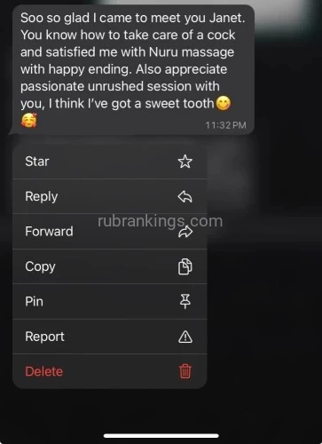 (719)354-9319 is Caucasianand offers nuru massages, asian massage, bodyrubs in Newark and available for both on rubrankings I'm Janet. I'm actually new on this site and I'm here to look for regular clients to offer my service...Hookup with confidence without the fear of getting scammed. I'm 100% real and I try my utmost best to deliver top-notch services to all my clients.ONE THING ABOUT ME IS THAT I ALWAYS SHOW UP. NO DISAPPOINTMENTS!!!!!I'm never satisfied until you are!! My services include, blowjob, greek, gfe, anal, fetish and all other services. I offer full services with no limit. I'll keep you coming back for more.TEXT ME NOW TO BOOK AN APPOINTMENT 7193549319Availability I am available to work Monday to Sunday and I am very flexible about the start and end times on those days. My SERVICES: *True Girl Friend Experience (GFE)... *Pussy licking on me... *Fingering... *Passionate love making... *Passionate french kissing... *Cuddling and Touching... *Natural Mutual French Kissing... *Massage Head & Foot... *Sexy Lingerie... *Never ending supply of sex positions... *Teasing. .. *Tea Bagging (Licking Balls)... *Nipple SAvailability I am available to work Monday to Sunday and I am very flexible about the start and end times on those days. My SERVICES: *True Girl Friend Experience (GFE)... *Pussy licking on me... *Fingering... *Passionate love making... *Passionate french kissing... *Cuddling and Touching... *Natural Mutual French Kissing... *Massage Head & Foot... *Sexy Lingerie... *Never ending supply of sex positions... *Teasing. .. *Tea Bagging (Licking Balls)... *Nipple S