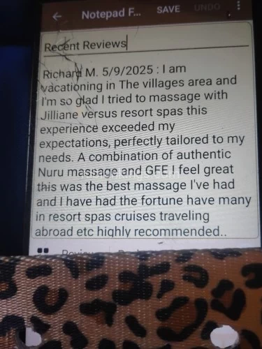 (352)540-5103 is Caucasianand offers nuru massages, asian massage, bodyrubs in Tampa and available for both on rubrankings  Hello I'm Jilliane! I offer strict yet sensual domination to all my submissives and  I,  genuinely, enjoy my work! I  respect all limits but actively explore and exploit them to completely fulfill my fantasies First.... Before yours Are you a gentleman has always fantasized about this but didn't know anyone? Make Life feel beautiful right now! If  my exciting massage experiences have been on your bucket list Now is your chance! VERY REASONABLE RATES. Availability 7 a.m- 3 p.m. Private, Upscale, discreet, safe, no drugs I prefer fun , intelligent Gentlemen age 45 and up.TEXT ONLY PLEASE! Brooklyn N.Y born Gal that now loves Country living??⛺????, Blond, 5'7, 120 lbs, 36 DD, 26, 36,  Experienced 48  and in excellent physical shape, non smoking,  clean hygiene, extremely open minded, warm, friendly, educated, easy to talk to, and be with. I spend the full session time with you making sure we both enjoy ourselves. Open to meeting educated, fun, interesting, playful, delightful, Gentlemen and Adventurous Females ..Available mornings and Afternoon availability no evenings. I pride myself I'm providing very creative sessions that you will remember for a lifetime. #1. 60 MINUTES NAUGHTY NURU MASSAGe EXPERIENCE WOW! #2. 60 MINUTES SOAPY NAUGHTY NURU MASSAGE EXPERIENCE IN THE SHOWER WITH A BEAUTIFUL BLOND ❤️ # 3. 60 MINUTES ONE-OF-A-KIND MILKING TABLE EXPERIENCE.? #4. 90 MINUTES AROUND THE WORLD ON THE MILKING TABLE. INTENSE EDGING AND TONGUE TEASING AMPS THE WHOLE EXPERIENCE A NOTCH? #5. 90 MINUTE " TWICE IS EVEN NICER " MILKING TABLE/ NAUGHTY NURU MASSAGE EXPERIENCE? #6. 90 MINUTE KINKY MILKING TABLE INTENSE EDGING, BONDAGE, PEGGING. BEST EXPERIENCED WHEN YOU DENY YOURSELF A FEW DAYS?? #7. 2 HOUR GO FOR IT ALL! 1 HOUR MILKING TABLE, 1 HOUR NAUGHTY NURU GFE PLUS SEXY DOMINANT ROLE-PLAY.????? #8. 90 MINUTE GFE/ MILKING TABLE. ??  #9. 90 MINUTE GFE & NURU ?. #10. 90 MINUTE SLOW EDGING & C-RING & P MASSAGE.? 352 540-5103  I prefer that you text!