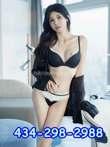 (434)298-2988 is asianand offers nuru massages, asian massage, bodyrubs in Charlottesville and available for incall on rubrankings ☎434-298-2988☎ 7 days a week—⭐9:00 AM – 9:30 PM Address: 2305 Commonwealth DRCharlottesville, VA 22901????????????⭐⭐⭐Sexy Hotties from Asian⭐⭐⭐ ⭐⭐⭐All you can image, VIP SERVICE WITH PERFECT BODY ⭐⭐⭐?We are all very sexy, charming petite. ?Different Hotties, different experiences. ?Many Asian beauties for your choice. ?There's always a Pretty you like. ?Come on a date with us. ????????????⭐?Massage can relieve nervous tension, improve blood circulation and immunity┈━⭐Call me,we would like to see you soon.We hope you are here for us. ??Payment method: cash?? Parking is very convenient