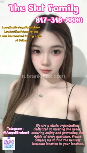 (817)318-8880 is asianand offers nuru massages, asian massage, bodyrubs in Dallas and available for incall on rubrankings Grand opening
Best Girl Spa Massage Welcome to my service
We attach great importance to customer experience, understand their needs, strictly require girls to receive training, and can provide
Offer special promotions.
New girls arrives 100% BBFS BBBJ Meet quality relaxation More choices!
No additional charges!
Unique massage techniques bring you the most comfortable stress relief and physical disease treatment
Vip b2b nuru 69 gfe fs b*j b*fs Massage
Open：9am-12am
City ：Dallas
Address：Lewisville Highland Village Irving Arlington Frisco Plano Garland
Text me：817-318-8880
 Telegram：AngelBroker9