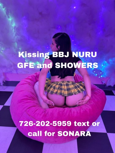 (726)202-5959 is Latinoand offers nuru massages, asian massage, bodyrubs in Austin and available for both on rubrankings Hey guys I’m Sonara 
Love to have fun no games ! I’m seeking mature gentleman over 28 who are not going to waste my time ! Hygiene is a must! Showers are available at my place and I would even shower with you! I’m open minded and down to earth ! I offer NURU GF services! NO Games No Cops No bs If you’re wanting to come spend time with me I just need you to give me a little bit of a heads up. That way I could prepare for you offer all inclusive rates no limitations no restrictions. Come pamper yourself with me. Let’s take a shower together if you have fetishes you have feet fetishes come kiss my feet you like DATY I will let you dine at my Y. I never say no I love to have fun. I’m upbeat and you will definitely be coming to see me again. I’m looking for a couple regulars because I’m planning to move to the area. 