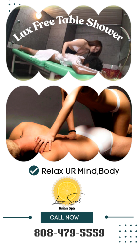 (808)479-5559 is ethnicity_asianandoffers nuru massages, asian massage, bodyrubs in Honolulu and available for service_location_incallon rubrankings ⚫🟡🔴★ GRAND OPENING ★⚫🟡🔴

✦ Lemon scent Spa ✦

New Luxury Spa in Hawaii

 K- Girls & Chines Girls

Luxury Bodywork Experience
Beautiful, Sweet & Friendly Asian Girls
Soft Touch • HOT B2B • Gentle Care
Private, Clean & Comfortable Rooms
Premium Body Rub & Relaxing Touch
🔴 Lux Free TABLE SHOWER 🔴

808-479-5559

Open 8 AM - 2 AM

New Hot & Young Girls Available Daily

Sweet, Playful & Professionally Trained


1540 Makaloa St,1 Floor  #415 Honolulu Hawaii 96814
