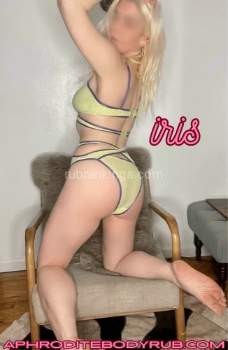 (929)285-2499 is Caucasianand offers nuru massages, asian massage, bodyrubs in New york city nyc and available for both on rubrankings Hey there, I’m Iris! I’m an irish-american babe with a slender dancers body and an intuitive touch that will make you melt. I have platinum blonde hair that falls past my shoulders, sparkling hazel eyes, and creamy porcelain skin free of tattoos and piercings. I’m a petite 5’4” with a figure that’s lean and fit from years of working as a dancer and performance artist. My perky 34B breasts, smooth skin, and toned bubble butt feel incredible under your touch. Whip smart and a great conversationalist, my personality is warm, bubbly, and playful. I’m a creative and sensual free spirit who loves being good company. I have a lot of hands on experience and love sharing intimate fun with friendly people! I have a great understanding of how to make you feel good and know exactly where to place my hands in order to release all your tension. I love connecting with people who sincerely want to meet for bodywork and pleasure - I just want to bring a little bit of joy into your body and make you feel amazing! I love to please - if you feel good, so do I! My sweet smile, all american looks, and incredible body will leave you in a state of bliss!**I offer an incredible nuru massage with genuine nuru gel! Enjoy a premium experience of sensual body to body sliding that will leave you totally mind blown!**Come by my private, clean apartment in the Union Square, Manhattan. There is a shower available. I accept same day bookings! Light screening required for new friends!availability: check the schedule here ? https://www.aphroditebodyrub.com/schedulerates: $200 half hour / $300 full hournuru rates: $300 half hour / $400 full hourcall / text: 929-337-3761 or 929-285-2499email: irisvenus@protonmail.commore pictures: https://www.aphroditebodyrub.com/iris
