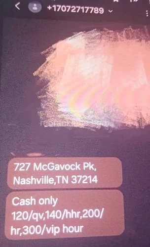 (000)000-0000 is asianand offers nuru massages, asian massage, bodyrubs in Nashville and available for incall on rubrankings Warning  Address :                                      727 McGavock PkNashville, TN 37214                                  2350 Elm Hill Pike, Nashville, TN 37214Warning  Numbers : 209-692-4557  @@@  607-313-2348 @@@  510-322-2956                                 615-257-7921   @@@ 615-392-5330 @@@   615-270-3681       I just saw someone post the very bad experience he had with this fake Asian incall scamming agency. Unfortunately, mine was even worse. The girl met me at an airport hotel(727 McGavock Pike, Nashville, TN), it was a very fat Asian woman in her 50s, I tried to politely say this is not what I was paying for, and told her I'm not interested, but suddenly two  Asian guys rushed into the door , and constrained me with handcuffs, and forced me to hand over all my cash, and also my watch!!, When I refused to comply, they threatened to post my face online, because they were recording with cameras, so I had no other alternative, but to comply with their demands. Later on that evening, when I arrived back home. I googled their number, and I saw their shockingly bad reviews. So, guys you have been warned. Please stay away from all Asian incall from this scamming agency in Nashville!!!! 