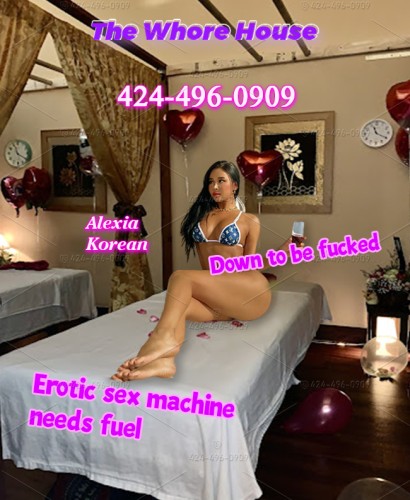 (424)496-0909 is asianand offers nuru massages, asian massage, bodyrubs in Orlando and available for incall on rubrankings Bonjour garçon fort~Five new whores in different shapes and styles,you will not find unequalled beauty like us.

Gift ①: Hot Pussy 💨Alexia, 22yrs, Korean, 34C-27-37
Alexia is cutiest,very lovely and naughty!Always looking for  Sugar Daddy  love.Her pussy lips as warm as she,squeeze your thick cock inside to keep warm and she will moan sweetly.She loves Bare-Bones BlowJob,keep you shaking for a minute! Cum all your semen on her face!

Gift ②：Dick Lover 💨Lin, 25yrs, Chinese, 36C-27-36
Lin is the most elegant girl here,kind of shy and quiet.But her heart is extremely thirsty!Unimaginably tight and wet, the second she saw you, she already wanted to be thrown down by you and fucked hard.She orgasms easily,maybe you can give her many times~

Gift ③：Power Butt 💨Hellen, 24yrs, Thai, 36C-26-36
Hellen is our long legged goddess,want to try sticking ur dick into her pussy while standing?She's really talented in DOGGY,too.The electric buttocks continue to shake up and down every second,As long as you don't stop, she won't feel tired!

Gift ④：69 Master 💨Anna, 27yrs, Japanese, 34C-26-34
Anna is new here,but every man wants to taste her.With her pretty face and top-notch skills,you can miss anyone,except her.She will crawl on top of you,let you tear off her black stockings,first fast lick ur nuts with saliva until the liquid seeps out.Then suck your cock deepest, and you can press her head as hard as you like.Lick her pussy till it oozes horny juices,or stick your fingers in and feel her tight pussy.

Gift ⑤: Busty Queen 💨Fiano, 28yrs, Korean, 36C-27-38
Fiano's boobs can dancing!Knead or rub her hard,or bite the pink nipple,put ur hard cock on it.When make love,her boobs will shake and dance,grab and lick!Waiting for a harder you,rougher sex!

424-496-0909
