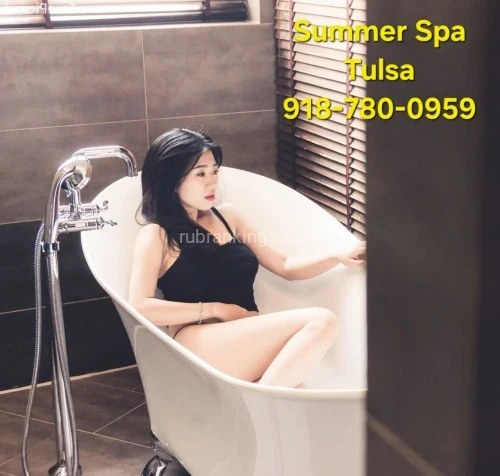 (918)780-0959 is asianand offers nuru massages, asian massage, bodyrubs in Tulsa and available for incall on rubrankings Enjoy a session with the hottest girls in Tulsa

918-780-0959

Summer Spa
3010 S 94th E Ave
Tulsa, OK 74129

918-780-0959

Beautiful new staff.
Spa and body treatment.

Join us for our GRAND OPENING
Stunningly Beautiful staff!
Choice of girls
Hours: 10am - 11pm