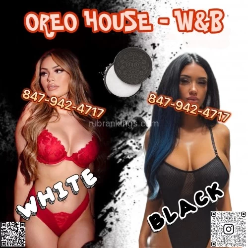 (847)942-4717 is Caucasianand offers nuru massages, asian massage, bodyrubs in Chicago and available for incall on rubrankings Taking "White Blondes" & "Black Chocolates" At Same Time Is The Extremest Way To Enjoy The "Two Different Worlds" Like Bang "Angel & "Devil" Simultaneously.We’re so proud of our genius ideas of combining WHITE & BLACK together to surprise and shock your vision and all sensual organs! This is incredible and epic creation! Whites & Blacks stack together like OREO and Sandwich, just bite it! Every Day 3 Whites & 3 Blacks lineup For You To Choose!Dating & Enjoying An Charming White Blonde Is 99% Of Men’s Dream! Why They’re Getting Addicted To Blonde Hottie?  Fitness! Curvy! Busty! Raised Round Firm Butt! Damn Sexy Legs! Blue/Green Eyes! Blonde Hair! Sexy Lips! Ravishing Moaning In Bed! And … … Numerous Beautiful Words Waiting Behind To Describe These Stunners! Hard To Find High Quality Clean Elegant Black Steak? We Solve It And Will Continuously Get You REAL Black Players Regularly! The Most Flexible Stretched Body Is Able To Rock Any Pounding Position! Super Wild And Crazy! All Our Black Kitties Are From American Domestic or Europe With Verified Hygiene Status & Identification Certified! With Our “White & Black Mistressess”—Your Underground Relationships / Lovers, They came together and build a “Special Force Team” with the same goal, which focuses on boosting your “Dirty Disloyal Experience” to Maximum, and fulfill your psychopath desires! We Change New W&B Hotties Every 10 Days, Save And Use Our Official Channels For All Updated Accurate Real-Time New Arrivals In Any Convenient Time You Can!•	Instagram: remixcolorblast•	WhatsApp: 773-416-0204•	WhatsApp Channel: https://whatsapp.com/channel/0029VbAPupm4o7qIOZ2zWX33Book Your Biggest Contrast “OREO BITES” With Freshly Imported White Blondes & Black Chocolates @: 847-942-4717Hours: 10:00am ~ 2:00am Every Day