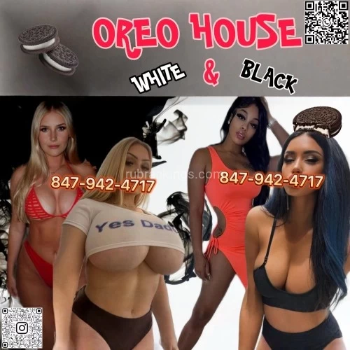 (847)942-4717 is Caucasianand offers nuru massages, asian massage, bodyrubs in Chicago and available for incall on rubrankings Taking "White Blondes" & "Black Chocolates" At Same Time Is The Extremest Way To Enjoy The "Two Different Worlds" Like Bang "Angel & "Devil" Simultaneously.We’re so proud of our genius ideas of combining WHITE & BLACK together to surprise and shock your vision and all sensual organs! This is incredible and epic creation! Whites & Blacks stack together like OREO and Sandwich, just bite it! Every Day 3 Whites & 3 Blacks lineup For You To Choose!Dating & Enjoying An Charming White Blonde Is 99% Of Men’s Dream! Why They’re Getting Addicted To Blonde Hottie?  Fitness! Curvy! Busty! Raised Round Firm Butt! Damn Sexy Legs! Blue/Green Eyes! Blonde Hair! Sexy Lips! Ravishing Moaning In Bed! And … … Numerous Beautiful Words Waiting Behind To Describe These Stunners! Hard To Find High Quality Clean Elegant Black Steak? We Solve It And Will Continuously Get You REAL Black Players Regularly! The Most Flexible Stretched Body Is Able To Rock Any Pounding Position! Super Wild And Crazy! All Our Black Kitties Are From American Domestic or Europe With Verified Hygiene Status & Identification Certified! With Our “White & Black Mistressess”—Your Underground Relationships / Lovers, They came together and build a “Special Force Team” with the same goal, which focuses on boosting your “Dirty Disloyal Experience” to Maximum, and fulfill your psychopath desires! We Change New W&B Hotties Every 10 Days, Save And Use Our Official Channels For All Updated Accurate Real-Time New Arrivals In Any Convenient Time You Can!•	Instagram: remixcolorblast•	WhatsApp: 773-416-0204•	WhatsApp Channel: https://whatsapp.com/channel/0029VbAPupm4o7qIOZ2zWX33Book Your Biggest Contrast “OREO BITES” With Freshly Imported White Blondes & Black Chocolates @: 847-942-4717Hours: 10:00am ~ 2:00am Every Day