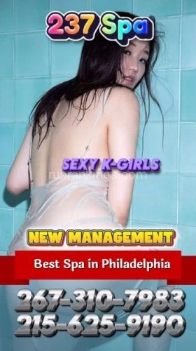(267)310-7983 is asianand offers nuru massages, asian massage, bodyrubs in Philadelphia and available for both on rubrankings ? Experience the Ultimate in Relaxation at 237 Spa ??️ Location: 237 N 12th St, Philadelphia, PA 19107? Phone: 267-310-7983 || 215-625-9190Gentlemen, it’s time to treat yourself to a premium spa experience. At 237 Spa, our expert female massage therapists are here to help you unwind and recharge. Whether you're looking for a deep tissue massage to ease tension or a relaxing aromatherapy session, our skilled team has you covered.?‍♂️ Indulge in:    Soothing Swedish Massages ?    Intense Deep Tissue Treatments ?    Revitalizing Aromatherapy ? Embrace the ultimate in relaxation and let our professionals take care of you. Book your escape today and discover why 237 Spa is Philadelphia’s premier destination for relaxation.✨ Call us now to schedule your appointment! ✨267-310-7983 || 215-625-9190Experience relaxation redefined at 237 Spa – where your comfort is our priority.