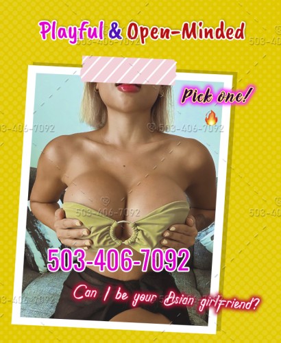 (503)406-7092 is asianand offers nuru massages, asian massage, bodyrubs in San diego and available for incall on rubrankings 🟧🟧We have 2 new local babies now!!!Part-time with high level service!!!!!Time to check us out now!🟧🟧

-💋Lady 1:Tina,23yrs.🔥My saliva will be put all over your stick and scrotum.Drill where the shy pussy cat hides.Finger my pussy,bite my nipples,fucker my vagina.Eat your cock, drink your semen and be your chick.I want to stroke your  cock while you are playing wih my clit, which is very satisfying.

-💋Lady 2:Noah,24yrs.🔥Amazing with the perfect amount of suction and tightest feeling. finger my wet warm  kitty  when we tasting each other's tongue.If you don't want to cum inside me, then pull out your dick  and thrust this explosive monster to my mouth and explode it.Show me your horny expression when your cock blooms in my hands.Cum to taste my sweet nectar, ur huge dick is only for my soft tongue.

🔥🔥🔥tel:503-406-7092