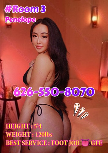 (626)550-8070 is asianand offers nuru massages, asian massage, bodyrubs in Orlando and available for incall on rubrankings 🍑💦💦Hi sweetheart, Big hot girls and beautiful faces,
🍑💦💦Come and Meet me. Satisfy all your needs as man and we promise to bring your passion feelings and tender company.🌷🌷🌷

🍑💦💦Slightly leaning forward, spread her ass cheeks with both hands, showing off her wet pussy and her asshole.
🍑💦💦Crazy nymphos like to put their pussy onto manhold. Then slip in sloppily, easily, and to the hilt. 

 👅 Juliet 👅 
HEIGHT : 5'0
WEIGHT : 107lbs
BEST SERVICE : LICKING BALLS 👅 DEEP THROAT 🍌🍌

 👅 Ophelia 👅 
HEIGHT : 5'1
WEIGHT : 110lbs
BEST SERVICE : TAKE A BATH TOGETHER 👅 SEX 69 👅 DOGGY...

💞Penelope
HEIGHT : 5'4
WEIGHT : 120lbs
BEST SERVICE : FOOT JOB 👅 GFE

💞Athena
HEIGHT : 5'4
WEIGHT : 120lbs
BEST SERVICE : MASSAGE BODY TO BODY 👅 KISSING FULL BODY

💞Diana
HEIGHT : 5'1
WEIGHT : 110lbs
BEST SERVICE : HARD-CORE 👅 SQUIRTING 👅 MAKING OUT

💞Dylan
HEIGHT : 5'0
WEIGHT : 107lbs
BEST SERVICE : TAKE A BATH TOGETHER 👅 SEX 69 👅 DOGGY...

Feed gals all your stiff member! 626-550-8070