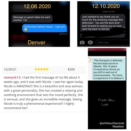 (470)363-6733 is Mixedand offers nuru massages, asian massage, bodyrubs in Jackson and available for both on rubrankings Hello I’m Nicole 100% Real & Natural
I’m Jamacian and Honduran and a divine feminine goddess…

✨Welcome to a taste of Atlanta’s 1st Original✨ 
                ✨Best Kept Secret Spa✨

You’ll receive the best Luxury Sensual Massage session on earth. I’ve created a unique sensual therapy session…that’s not only sensual but therapeutic. 

I will Rub every inch of your body with my Gifted hands... 
you will feel an out-of-body experience…leaving you feeling relaxed, refreshed & rejuvenated! I’m located in a private, safe, quiet, discreet environment. 

“It’s Not Just a Massage,

It’s A Luxury…Massage Experience”

JOIN ME AS I TRAVEL ON MY SILENT POP-UP SHOP LUXURY MASSAGE TOUR…
 

JACKSON, MS

DATE: JULY 22 - 25, 2026

ONLY IN TOWN FOR FEW DAYS ….. 

PLEASE READ ENTIRE AD BEFORE CONTACTING ME!!


Due to the high volume of bookings my time is valuable. 

I’ve provided 3 of my best VIP PACKAGES listed below. please select one from the following. 


✨ VIP MASSAGE EXPERIENCES✨

OPTION 1:

300 Erotic Bliss Lux Nuru 1 hr
(or opt in prostate) 



OPTION 2:

400 VIP GFE LUX 1.5 hr


HOW TO BOOK WITH ME: 

1.Text VIPMISS 470-363-6733 and I’ll send you the details.



www.artfultouchbynicole.com
(Website is for therapeutic services only)
