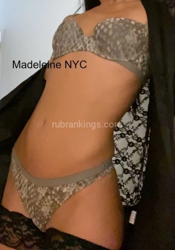 (516)468-3197 is Caucasianand offers nuru massages, asian massage, bodyrubs in New york city nyc and available for both on rubrankings Hi, I’m Madeleine. I'm a petite and feisty brunette who instinctually knows exactly how to surprise you in the most unique and special ways. My long hair falls to my slim waist and grazes the top of my perfectly round peach. My toned figure is flexible and slender with perky 32B breasts and silky skin. I’m warm, fun, and adept in all areas -especially taking control and being a conduit to you trying new things. Experience the pinnacle of sensuality, fantasy, and the dirtiest, most exciting verbiage -my specialty! Let all of your layers peel away and have an authentic and unforgettable time that will leave you questioning what other kinds of adventures you'd like to unfold between us. I’m well versed in kink and fetish friendly. Passion is my passion and you will see that with unyielding clarity. Text me at 516-468-3197 or call at 929-407-1031