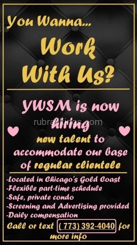 (773)392-4040 is 0and offers nuru massages, asian massage, bodyrubs in Chicago and available for incall on rubrankings  !! Attention all gorgeous, professional and fun ladies!! I need assistance with the volume of verified clientele I receive! Flexible hours 7 days a week with daily compensation.Safe, discreet private condo. Incall location in downtown Chicago (free parking)773-392-4040 for more details **please include your name and a picture of yourself** (experience not needed) youwannaseeme.is ♡ please visit website! ♡https://youwannaseeme.is/workwithus