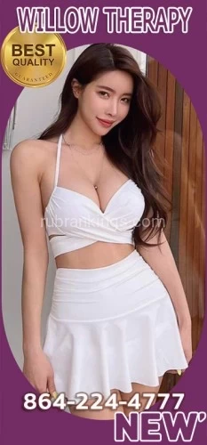 (864)224-4777 is asianand offers nuru massages, asian massage, bodyrubs in Greenville and available for incall on rubrankings ⬛❤️ WILLOW THERAPY ❤️⬛

 OPEN : 9:00Am - 11:00Pm

HIGH QUALITY SERVICE 

 THE BEST SPA CHOICE YOU’LL EVER MAKE ! 

100% Safe✔️100% Fresh Clean

❤️ TABLE SHOWER ❤️

⬛❤️⬛— Tel: 864-224-4777 —⬛❤️⬛ 

(PARKING IN REAR)

⬛❤️119 E Beltline Blvd Anderson, SC 29621❤️⬛