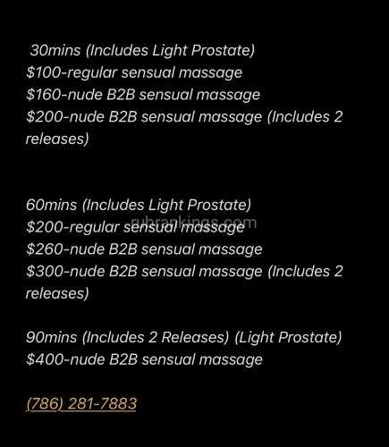 (786)281-7883 is Mixedand offers nuru massages, asian massage, bodyrubs in Atlanta and available for incall on rubrankings Hello Gentlemen!❤️I’m Exotic Lee, I’m an exotic blend of Korean and Ebony!My sessions are Professional Relaxing full head to toe Body Massages with an erotic touch. Definitely great if you’re tired from work or just need to relax. I’m a real LMT professional and I deal with a Professional elite clientele daily. If you’re looking for real relaxation definitely call to set up an appointment. I ONLY SEE SERIOUS and Professional clients only!! My sessions are INCALLS ONLY! NO OUTCALLS! NO CASH APPS OR CREDIT CARDS ACCEPT!**** ONLY CASH PAYMENTS!!!****What you can expect:-Real Professional LMT-Location is private and safe! Low key! Very Discrete! -Professional Massage Table Provided-Location is in Marietta ,Georgia (5-7 mins from The Square) ******(DISCRETE Private Apartment)*******-Massage styles such as Swedish, Deep Tissue, B2B, Nude, Knee Walking, Foot Reflexology and Sports!-Sensual Touch and Erotic-Great Rates (Cash only for payment!)-Sessions are full body from head, Shoulders to toe relaxation-Spa Set up-Quiet-2n1 service-Professional “UNSCENTED MASSAGE OIL”-8am-8pm (Mon-Sun)-Some Nights Open Late!!                             RATES:30mins (Includes Light Prostate)$100-regular sensual massage$160-nude B2B sensual massage$200-nude B2B sensual massage (Includes 2 releases) 60mins (Includes Light Prostate)$200-regular sensual massage$260-nude B2B sensual massage$300-nude B2B sensual massage (Includes 2 releases) 90mins (Includes 2 Releases) (Light Prostate)$400-nude B2B sensual massage(786) 281-7883**I am not an escort‼️I do NOT offer Full service or SEND ADDITIONAL PICS‼️