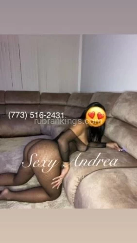 (773)516-2431 is Blackand offers nuru massages, asian massage, bodyrubs in Chicago and available for incall on rubrankings I hope this message finds you well. My name is Andrea, I specialize in providing a body-to-body massage experience that is Very Sensual and intimate. My sessions are designed to create a safe and calming atmosphere, allowing you to relax and unwind.I take great pride in maintaining a ⭐️⭐️⭐️⭐️⭐️ rating and always ensure that my clients’ satisfaction is my top priority. If you’re interested, I can provide you with reviews from previous clients upon request.Please note that discretion is of utmost importance to me, and I always prioritize the privacy and confidentiality of my clients. As such, I require screening for all appointments.For your convenience, I accept payment through Cash, Cash App, and Zelle.-erotic massage-vip sessions upon request-amazing ambiance-5 star reviews-no video chat Standard Rates$200 Hhr VIP$300 Hr VIP $160 hhr sensual full body Sensual Massage If you have any further questions or would like to schedule a session, please feel free to reach out to me at 773-516-2431 Thank you for considering my services, and I look forward to the opportunity of providing you with a truly relaxing and enjoyable massage experience.Warm regards,Andrea