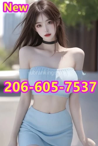 (206)605-753 is asianand offers nuru massages, asian massage, bodyrubs in Seattle and available for incall on rubrankings ???Grand opening?New Girls?????Address:1610 Broadway Ave, Everett, WA 98201??????Phone: 206-605-7537??????walk-in welcome ?????Open 7 Days 8;30AM-11:00PM??30mins/$40   60mins/$60??????????????????????We are new Asian super sexy girls.??There will be a new girl changed once a week. You will definitely like it.??New gameplay. New sensory experience.??Shocking and uniqueVIP-style service, the thrill you have never experienced before.??Here can give you a sense of satisfaction. Want to conquer the 36DD girl you like???The real what you see is what you get, don't suppress your inner impulse, they are waiting for you.??Selected girls affordable prices five-star perfect service quality??Only in here, no other places can achieve our first-class level! ! !