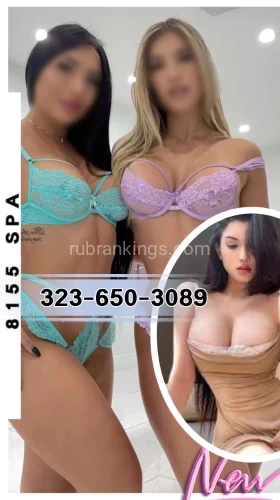 (323)650-3089 is Mixedand offers nuru massages, asian massage, bodyrubs in Los angeles and available for incall on rubrankings ⬛❤️❤️⬛ 8155 SPA ⬛❤️❤️⬛

LATINA & WHITE & AREMENIAN 

WOW‼️★ NEW GIRLS COME IN EVERY WEEK !! ★
★——GUARANTEE / ENERGETIC ——★ 
★——HIGHEST QUALITY STAFF & SERVICE ——★ 
★——Beautiful and Attractive ladies everyday !——★ 　　

❤️ HOUR :10:00AM - 10PM ❤️

⬛❤️⬛ CALL: 323-650-3089 ⬛❤️⬛

❤️ 8155 Santa Monica Blvd #100, West Hollywood, California 90046 ❤️