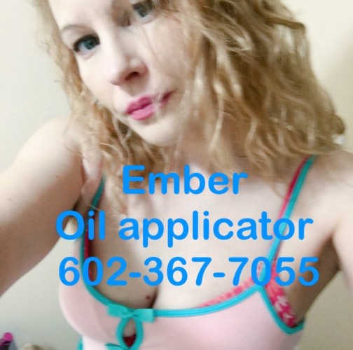 (602)367-7055 is Caucasianand offers nuru massages, asian massage, bodyrubs in Erie and available for incall on rubrankings Let me rub your sore muscles with my warm hands. All with happy ending. Maybe you can rub on me too. Lets rub oil on each other Come over to my incall location, discreet, clean and ample parking.
rubbing your whole body with oil.
30mis to 1 hour 40$ to 200$

 
Daytime hours or evening hours available. 
Call or text  Ember at 1 602 367 7055


Happy ending massage
