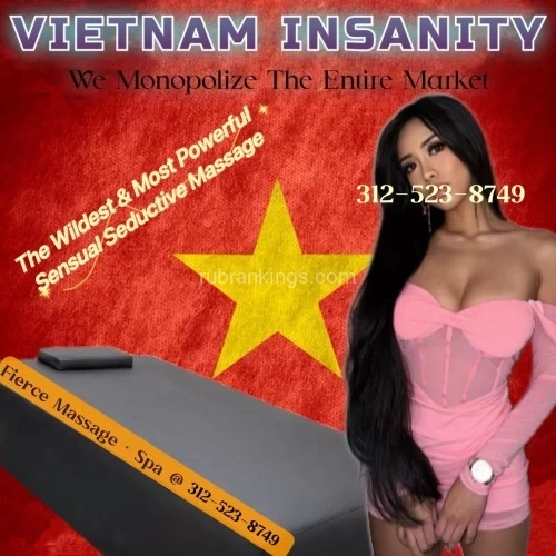 (312)523-8749 is asianand offers nuru massages, asian massage, bodyrubs in Chicago and available for incall on rubrankings  Sex is healthy, not devitalizing, as in the traditional Asian assertion, so long as it is 'taken' as if it were a drug, and not 'consumed' as if it were an ordinary food . This is the philosophy of Us As A Super Massage Club! Our mission is to train and practice with you for the healthiest “Organic + Orgasm” Connection! 

We source “Mysterious Legendary That Nuru Sensual Massage Team” & “Primitive Wild Vietnamese Erotic Tantra Massage Crew” for getting you the MOST PROFESSIONAL ASIAN PROFILE!


Let’s Show Off How Our Team Will Boost “Men’s Function” In Orgasm Way:

•	Vietnamese Jacuzzi ( Mandarin Duck Bath ) 
She Bath & Rub You In Warm Tub! 

•	Thai Prostate Sauna Room 
She Massage Your Prostate In Sauna Room!

•	Vietnamese-Style Standing Bathing Room 
She Wash You From Head To Toes!

•	Thai Soapy & Milky Mattress 
She Applies Soapy Foam To Slide Rub On You!

•	Vietnamese Water Falls Table Shower 
You & Her Lie Together In Water Bed And Let Water Falls Shower You Guys! Hold Her Tightly! 

•	Thai Big Massage Leather Cushion Bed 
This Is The Nest Where You Will Enjoy The Spectacular Heaven Tour With Your Therapist!

•	Vietnamese Tatami Mattress 
Your Crazy Elevated Massage Service Starts Here!

•	Thai King Size Imperial Bed 
The Best Playground For “Four Hands” Massage!


We Monopoly The Entire “Thai Masseuses Market” & “Vietnamese Masseuses Market”, Which Means In Chicago, We’re The Only One Place Can Deliver REAL AUTHENTIC Thai & Vietnamese Masseuses!

* Telegram: @theearthchi
* WhatsApp: 708-803-5666


