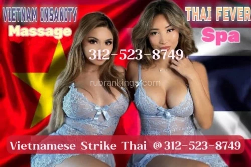 (312)523-8749 is asianand offers nuru massages, asian massage, bodyrubs in Chicago and available for incall on rubrankings  Sex is healthy, not devitalizing, as in the traditional Asian assertion, so long as it is 'taken' as if it were a drug, and not 'consumed' as if it were an ordinary food . This is the philosophy of Us As A Super Massage Club! Our mission is to train and practice with you for the healthiest “Organic + Orgasm” Connection! 

We source “Mysterious Legendary That Nuru Sensual Massage Team” & “Primitive Wild Vietnamese Erotic Tantra Massage Crew” for getting you the MOST PROFESSIONAL ASIAN PROFILE!


Let’s Show Off How Our Team Will Boost “Men’s Function” In Orgasm Way:

•	Vietnamese Jacuzzi ( Mandarin Duck Bath ) 
She Bath & Rub You In Warm Tub! 

•	Thai Prostate Sauna Room 
She Massage Your Prostate In Sauna Room!

•	Vietnamese-Style Standing Bathing Room 
She Wash You From Head To Toes!

•	Thai Soapy & Milky Mattress 
She Applies Soapy Foam To Slide Rub On You!

•	Vietnamese Water Falls Table Shower 
You & Her Lie Together In Water Bed And Let Water Falls Shower You Guys! Hold Her Tightly! 

•	Thai Big Massage Leather Cushion Bed 
This Is The Nest Where You Will Enjoy The Spectacular Heaven Tour With Your Therapist!

•	Vietnamese Tatami Mattress 
Your Crazy Elevated Massage Service Starts Here!

•	Thai King Size Imperial Bed 
The Best Playground For “Four Hands” Massage!


We Monopoly The Entire “Thai Masseuses Market” & “Vietnamese Masseuses Market”, Which Means In Chicago, We’re The Only One Place Can Deliver REAL AUTHENTIC Thai & Vietnamese Masseuses!

* Telegram: @theearthchi
* WhatsApp: 708-803-5666



