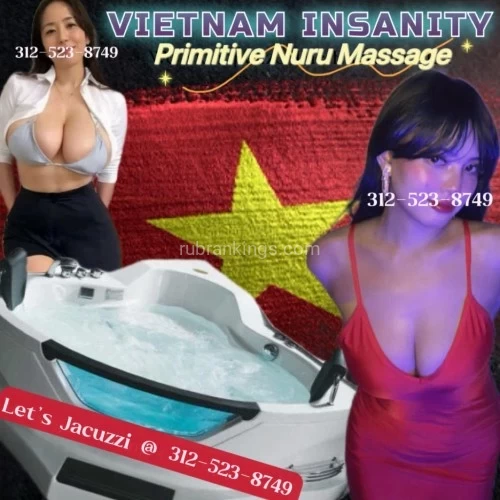 (312)523-8749 is asianand offers nuru massages, asian massage, bodyrubs in Chicago and available for incall on rubrankings  Sex is healthy, not devitalizing, as in the traditional Asian assertion, so long as it is 'taken' as if it were a drug, and not 'consumed' as if it were an ordinary food . This is the philosophy of Us As A Super Massage Club! Our mission is to train and practice with you for the healthiest “Organic + Orgasm” Connection! 

We source “Mysterious Legendary That Nuru Sensual Massage Team” & “Primitive Wild Vietnamese Erotic Tantra Massage Crew” for getting you the MOST PROFESSIONAL ASIAN PROFILE!


Let’s Show Off How Our Team Will Boost “Men’s Function” In Orgasm Way:

•	Vietnamese Jacuzzi ( Mandarin Duck Bath ) 
She Bath & Rub You In Warm Tub! 

•	Thai Prostate Sauna Room 
She Massage Your Prostate In Sauna Room!

•	Vietnamese-Style Standing Bathing Room 
She Wash You From Head To Toes!

•	Thai Soapy & Milky Mattress 
She Applies Soapy Foam To Slide Rub On You!

•	Vietnamese Water Falls Table Shower 
You & Her Lie Together In Water Bed And Let Water Falls Shower You Guys! Hold Her Tightly! 

•	Thai Big Massage Leather Cushion Bed 
This Is The Nest Where You Will Enjoy The Spectacular Heaven Tour With Your Therapist!

•	Vietnamese Tatami Mattress 
Your Crazy Elevated Massage Service Starts Here!

•	Thai King Size Imperial Bed 
The Best Playground For “Four Hands” Massage!


We Monopoly The Entire “Thai Masseuses Market” & “Vietnamese Masseuses Market”, Which Means In Chicago, We’re The Only One Place Can Deliver REAL AUTHENTIC Thai & Vietnamese Masseuses!

* Telegram: @theearthchi
* WhatsApp: 708-803-5666


