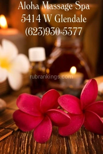 (623)930-5377 is Latinoand offers nuru massages, asian massage, bodyrubs in Phoenix and available for incall on rubrankings ALOHA MASSAGE SPA
One Stop Spa for all Ur Relaxation NeedS

Massage with a Latina Touch


We welcomes you to come experience our variety of services that we offer to provide you with the maximum benefit for total full body relaxation 
Enjoy something soft soothing 
Bodyworkers available with no wait & no your time is NEVER RUSHED 
Everything needed for your session is in the room so our bodyworkers give you every minute of attention your body needs 
This location is nothing like the rest this will be your GETAWAY to real relaxation ....
PLENTY OF PARKING 
CLEAN LOCATION
 BODYWORKERS OF YOUR CHOICE 
LARGE PRIVATE ROOMS 
AROMATHERAPY SESSIONS 
REFLEXOLOGY 
HOT STONES 
SUGAR SCRUB 
VICHY SHOWER MASSAGE 
  
Aloha Spa & Reflexology 
5414 W Glendale Rd
Glendale AZ 85301 
(623)930-5377 
Mon-Fri 9a~9p
Sat-Sun 9a~8p
walk ins Welcome