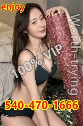 (540)470-1666 is asianand offers nuru massages, asian massage, bodyrubs in Richmond and available for incall on rubrankings 📌 Non-Rushed service Guaranteed 📌 Adult + More More More Extra FUN!

💎💚yo yo SPA & MASSAGE💚💎

💎💚540-470-1666💚💎

💎💚Open 7 Days 9:30am-10pm💚💎

💎💚10667 Courthouse Rd, Fredericksburg, VA 22407

💚💎 💋Come to see me💋

⭐Hi, gentlemen~We are cute and sexy Asian girls

⭐ I am the perfect partner for men who want more because I always focus my attention and time on my admirers.

⭐ From the moment we meet, you will become the center of my attention!

⭐ Imagine being lost in my charming eyes, or running your fingers across my soft, smooth, charming body... I believe you will like my perfect body.

⭐ Stop looking, you've found the right girl. If you want to have fun with a sexy hot girl with an amazing figure, what are you waiting for, baby, call me.

🎶🔥 Deep Tissues Massage 💋💋💋

🎶🔥top-notch service 💋💋💋

🎶🔥 Fuck , Full Service you want 💋💋💋

💕 💕💕 We dance on you with our hands, arms and thin fingers.

💕 💕 💕 When you feel my fingertips slipping down your back

💕 💕 💕 Or my lean forearm gently rubs the knot on your neck

💕 💕 💕 Your stress will disappear completely.

💕 💕 💕 Your muscles will relax and tingle.

💘⭐💘⭐Looking for distinguished gentlemen who want to have a unique experience with talented pretty Asian masseurs