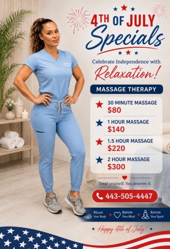 (443)505-4147 is Mixedand offers nuru massages, asian massage, bodyrubs in Baltimore and available for incall on rubrankings MASSAGE THERAPY AT ITS FINEST 
Services  Offered 
Unwind Relax Revive feel Amazing with the right touch 😉



Full body massages 
Relaxing massages 
Sport massages 
Deep tissue massages 
 JULY SPECIALS
Taking cash 💵  
Tips are always welcome 🙏🏻

CALL 443 505 4147🌿
ONLY CALL 

ONLY CALL
 ONLY CALL

 ONLY CALL

NO TEXT MESSAGES WILL BE REPLY !!! IF U WANT A MASSAGE APPOINTMENT YOU MUST j
GIVE US A CALL AND FIND TIME !!!

ALSO ANY TEXT MESSAGES ONE WORD WILL BE IGNORED AND BLOCKED ❌

EXPLICIT TEXT WILL BE IGNORED ❌
