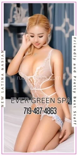 (719)487-486 is asianand offers nuru massages, asian massage, bodyrubs in Colorado springs and available for incall on rubrankings ⬛✅⬛— EVERGREEN SPA —⬛✅⬛

NEW Latina & Asian Staff 
✅— TABLE SHOWER —✅

✅✅ CALL : 719-487-4863 ✅✅

WELCOME TO THE BEST SERVICE IN TOWN
HOT QUALITY SERVICE
------------------------------------------------------
—⭐ Deep Tissue / Swedish
—⭐ Come unwind in the lovely private room
—⭐ Beautiful Asian & Super Sweet Latina Girl waiting for U !
------------------------------------------------------
✔️100% Safe✔️❤️100% Fresh Clean✔️
✔️100% Playful & Open-Minded✔️
✔️We Do More Than You Think✔️
▃▃▃▃▃▃▃▃▃▃▃▃▃▃▃▃
New Staff  New Faces New Attitudes 
￼
OPEN: 9 AM to 10 PM (7 DAYS)
✅ 1807 B St, Colorado Springs, CO 80906 ✅