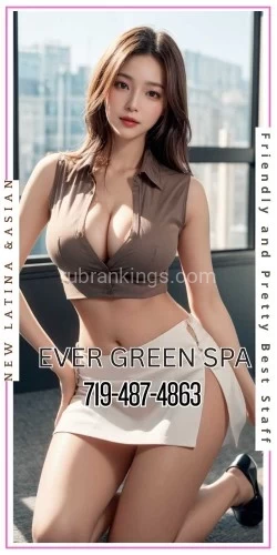 (719)487-486 is asianand offers nuru massages, asian massage, bodyrubs in Colorado springs and available for incall on rubrankings ⬛✅⬛— EVERGREEN SPA —⬛✅⬛

NEW Latina & Asian Staff 
✅— TABLE SHOWER —✅

✅✅ CALL : 719-487-4863 ✅✅

WELCOME TO THE BEST SERVICE IN TOWN
HOT QUALITY SERVICE
------------------------------------------------------
—⭐ Deep Tissue / Swedish
—⭐ Come unwind in the lovely private room
—⭐ Beautiful Asian & Super Sweet Latina Girl waiting for U !
------------------------------------------------------
✔️100% Safe✔️❤️100% Fresh Clean✔️
✔️100% Playful & Open-Minded✔️
✔️We Do More Than You Think✔️
▃▃▃▃▃▃▃▃▃▃▃▃▃▃▃▃
New Staff  New Faces New Attitudes 
￼
OPEN: 9 AM to 10 PM (7 DAYS)
✅ 1807 B St, Colorado Springs, CO 80906 ✅