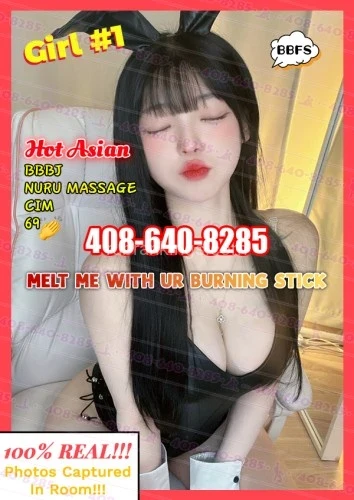 (408)640-8285 is 0and offers nuru massages, asian massage, bodyrubs in Denver and available for incall on rubrankings ⛲BBFS🧊Girl 1:Cici，26yrs.
-The soft mouth and flexible tongue lick all ur big snake,allow you to ejaculate continuously!!Show me your tongue skills on my kitty.Please rub my soft clit and sensitive hole, quench my thirst for sensual desire. I love holding your racy dick with my whole mouth, my robust tongue licking you like a motor until you can't help but spraying warm semen all over my mouth!Stretch my fingers and use my thumb and index finger to squeeze and rub your cherry-like glans.👄💦

⛲BBFS🧊Girl 2:Moli，29yrs.
-Quickly lick the nut and glans with the sticky saliva until ur milk seeps out.My juice can fulfill your mouth.Hungry pussy is dripping now with sticky juice, eager for your evil and naughty fingers, and have a crazy party inside.My tip of tongue VS. your tip of cock, I can make you quiver uncontrollably and feel exquisitely relieved, mind and body explode at a time~Plenty of lube drops on your cockhead and flows to the root, my hands keep you stick held and make you feel like a fish in water.👄💦

⛲BBFS🧊Girl 3:Zoe，27yrs.
Into a wet, sloppy cherry mouth.Sit on your face,wild tougue stick wet kitty.Finger my clit and slightly-openned creampie, suffice me with a relieving appetizer before the real  meal My tongue stick out to try your smell, your milky juice tastes so good.👄💦

tel:408-640-8285👄💦