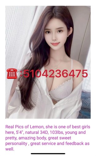 (510)423-6475 is asianand offers nuru massages, asian massage, bodyrubs in Salt lake city and available for incall on rubrankings 💯💯💯✅☎️ 5104236475 The newly opened 🌸Paradise Spa🌸 💄New girls Asia 🇨🇳 🇯🇵 🇰🇷 Tabletop showers, 4hand and Nuru ☎️ ✅ 5104236475 

🩷 Welcome gentlemen and ladies to experience our services
❤️I only serve polite and tasteful customers.
🧡We absolutely do not tolerate any form of emotional manipulation or malicious price-cutting.
💛Hot Stone Massage – A Relieve muscle soreness
💚Swedish Rhythmic Massage – A soothing and dreamy rhythm
🩵Deep Tissue Massage – A warm and relaxing experience
💙Warm Essential Oil Massage – A silky smooth and pleasurable experience 
💜Relax, comfort, and pure enjoyment
🖤A Little Secret…You Won't Regret It! Sweet smiles, gentle hands, and an intoxicating sensory feast – handsome guys, come become our VIPs! ✨
⏰ Open daily, welcome, reservations accepted
🩶Please do not call, please contact via texe me
🤍Text me ☎️:✅ 5104236475
💖Price: Please message for details
💘Opening Hours✅9am~10pm
📍South Salt Lake, Midvale

We are an agency that serves multiple cities. The girl in the photo resembles her, but it may not be 100% accurate.